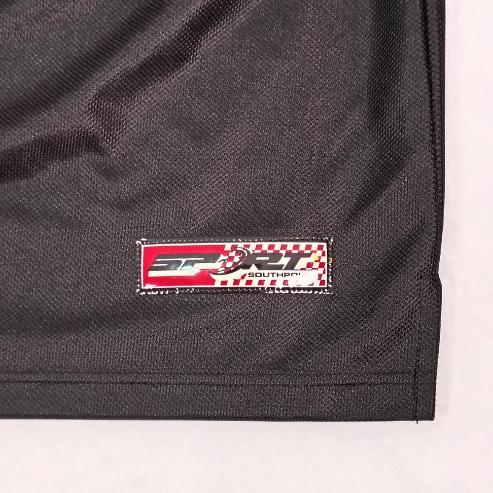 Vintage Southpole Racing Team Jersey Black Silver DRT Drag Racing Mens Large L - Picture 9 of 13